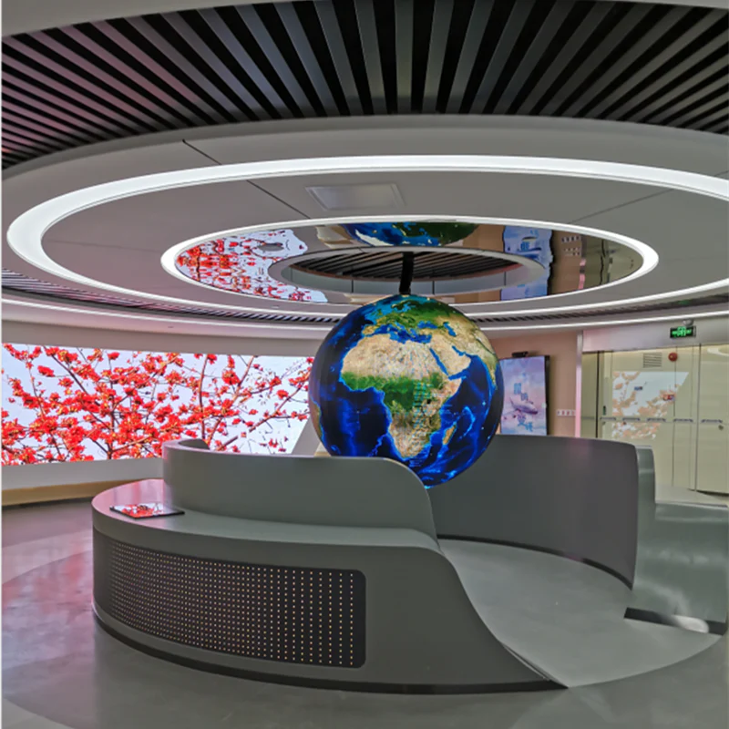 MI-120 Dia. 120cm (3.9ft) Indoor LED Ball Display | P1.25 / P1.53 / P1.86 / P2 / P2.5 | 360° LED Ball Screen for Exhibits, Events & Museums