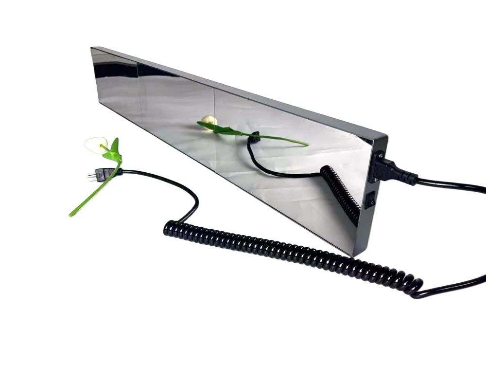 LFL-S Series Frameless LED Shop Display – P1.86 · 160×960mm | Mirror Finish LED Screen, Seamless with Modern Shop Décor