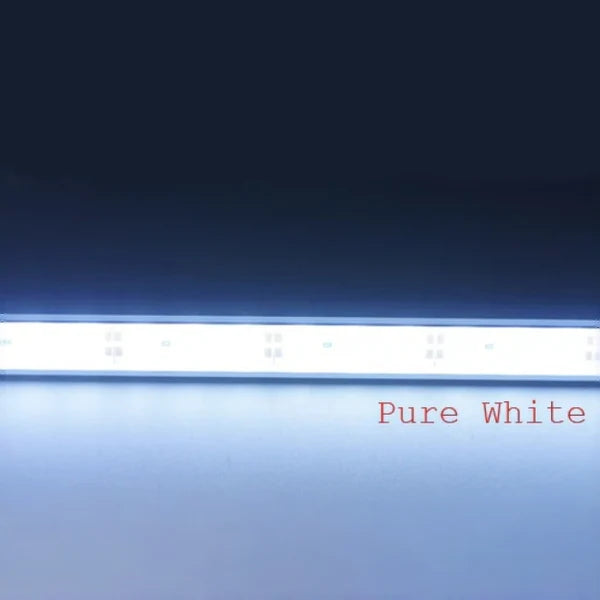 DC12V Aluminum Channel Rigid LED Strip Light, 14x7mm 0.5M / 1M SMD5730 72LEDs/M, Warm White / Daylight White IP65 Waterproof, for Indoor & Outdoor Lighting, 50PCS / 500PCS