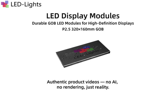 ID-G Series GOB Indoor LED Module Demo | P2.5 Full-Color Impact-Resistant LED Panel | LED-Lights