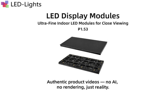 ID-S Series P1.53 Indoor LED Module Demo | High-Resolution RGB Panel 320×160mm | LED-Lights