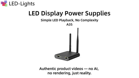Colorlight A35 Multimedia Player Demo | Compact LED Controller with 0.35M Pixel Capacity | LED-Lights