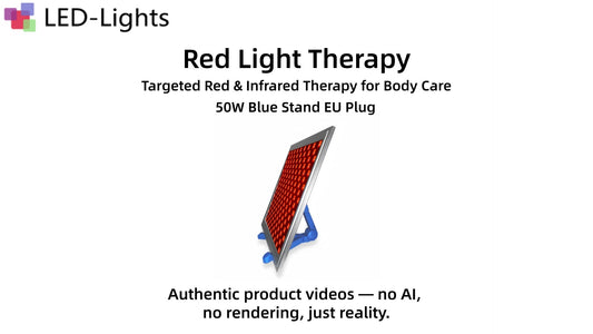 50W Infrared Therapy Lamp Demo | 655–665nm Red Light &amp; 850–860nm IR | LED-Lights