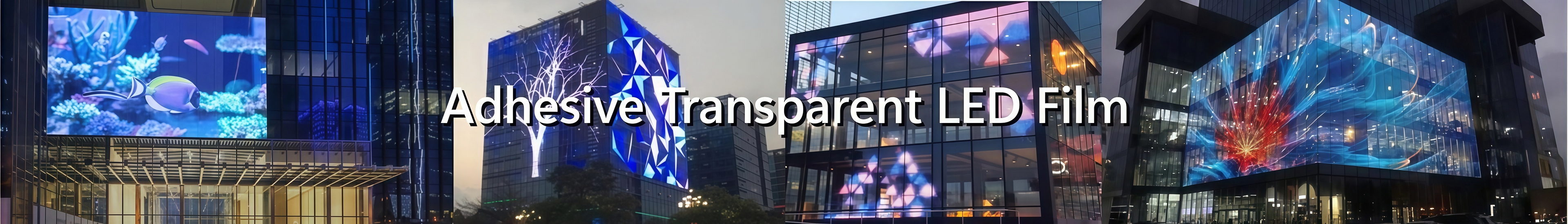 Adhesive Transparent LED Film