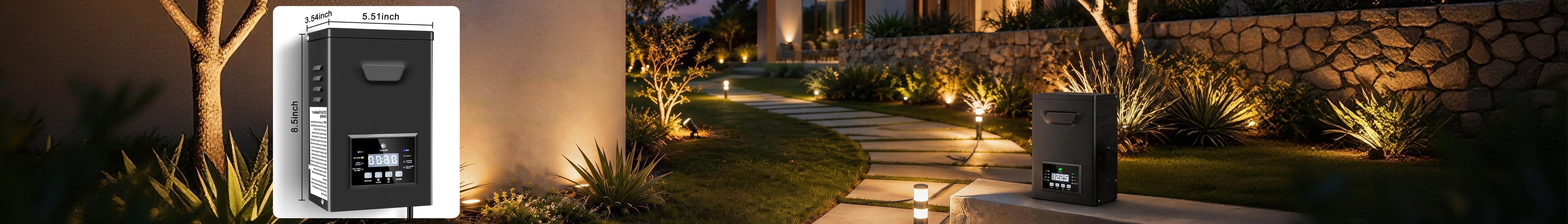 Outdoor Low Voltage Landscape Transformer