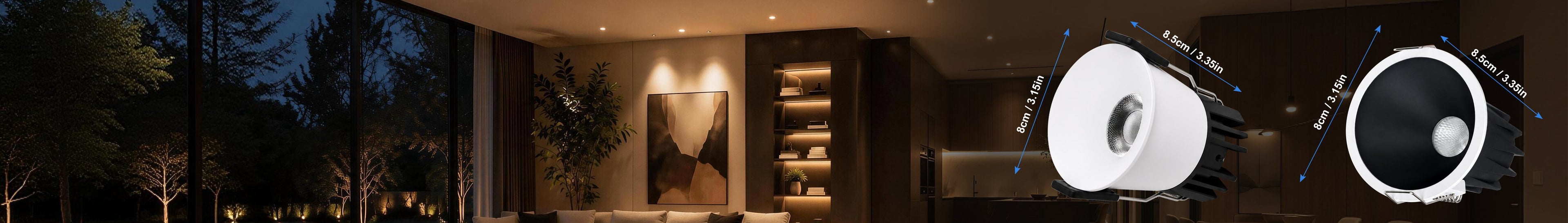 Commercial LED Recessed Downlights