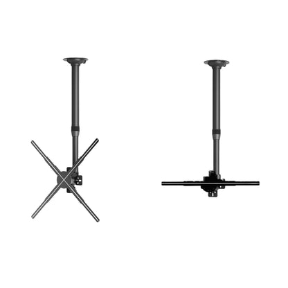 3D Hologram Display Mounting Solutions | Commercial Hologram Display | Tripod Floor Stand / Ceiling Mount Bracket / Dual-Pole Mobile Stand | Black Finish | Adjustable Height 60cm to 160cm (23.6–63.0 inch)