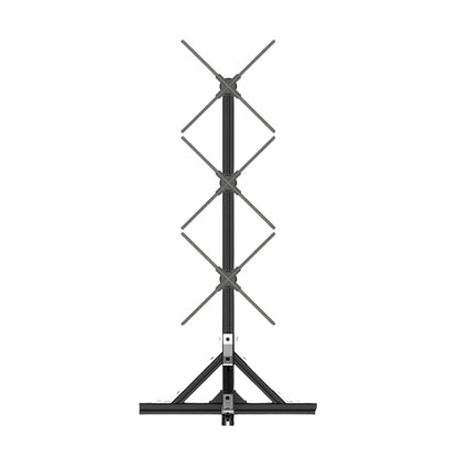 Custom Multi-Fan Display Structure | 3D Hologram LED Display | Multi Fan Display | 1×3 / 2×3 / 3×3 Display Configurations | Compatible with Hologram Fans up to 100cm | Modular Steel Frame