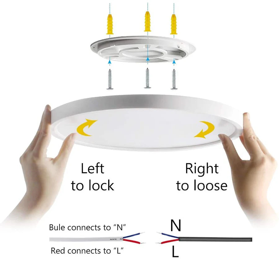 AC 220–240V | White Smart RGBCW Round Flush Mount LED Ceiling Lights – RGB Color Changing, 12 Inch 2700K–6500K Adjustable with Dimmable Brightness, Compatible with Alexa/Google Home/APP Control WiFi Light for Bedroom/Kids Room/Party