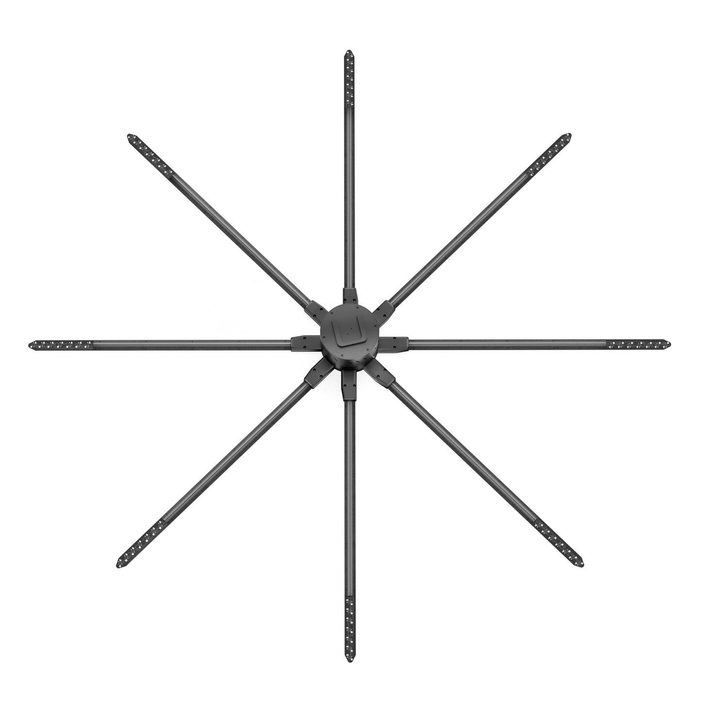 FL Series 130cm to 196cm (51.2–77.2 inch) | 3D Hologram LED Display | Large Size | Cloud Control (AS) | Large Hologram Fan | Fan Only / Dual-Pole Mobile Stand | 8 Blades