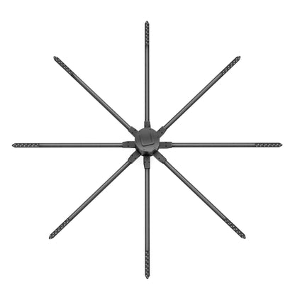FL Series 130cm to 196cm (51.2–77.2 inch) | 3D Hologram LED Display | Large Size | Cloud Control (AS) | Large Hologram Fan | Fan Only / Dual-Pole Mobile Stand | 8 Blades