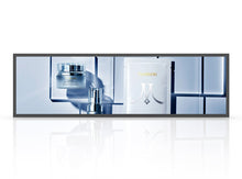 28.6 Inch (698.4×203.7mm Viewable) Ultra-Wide Android LCD Shelf Screen | Stretched Bar Digital Signage w/ Optional Touch | Cloud / USB / App Control