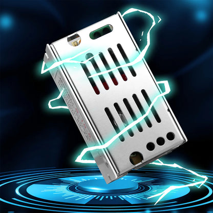 DC 5V 10W–300W Industrial Switching Power Supplies, AC 110/220V Input, LED Strip Driver Transformer, Industrial Metal Case with Terminals, CE/FCC/RoHS Certified, 300W with Cooling Fan