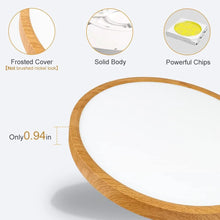 AC 220–240V Wood Grain Round Flush Mount LED Ceiling Light – 12 Inch – 3000K / 4500K / 5000K / 6500K – for Residential & Commercial Lighting – Local Stock (UK/DE)
