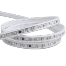 SMD5050 RGB Dream Color High Voltage LED Neon Strip Light – 7x15.5mm | 12W/M | 60 LEDs/M | AC110-240V | Remote & APP Controller | IP67 Waterproof RGBIC Chasing Neon Light Kit for Indoor & Outdoor Accent & Decorative Lighting | 50/100M