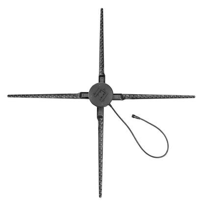 FL Series 65cm to 100cm (25.6–39.4 inch) | 3D Hologram LED Display | Medium Size | Synchronous Control | Large Hologram Fan | Fan Only / Fan with Tripod Floor Stand / Ceiling Mount | 4 Blades | Power Adapter Included