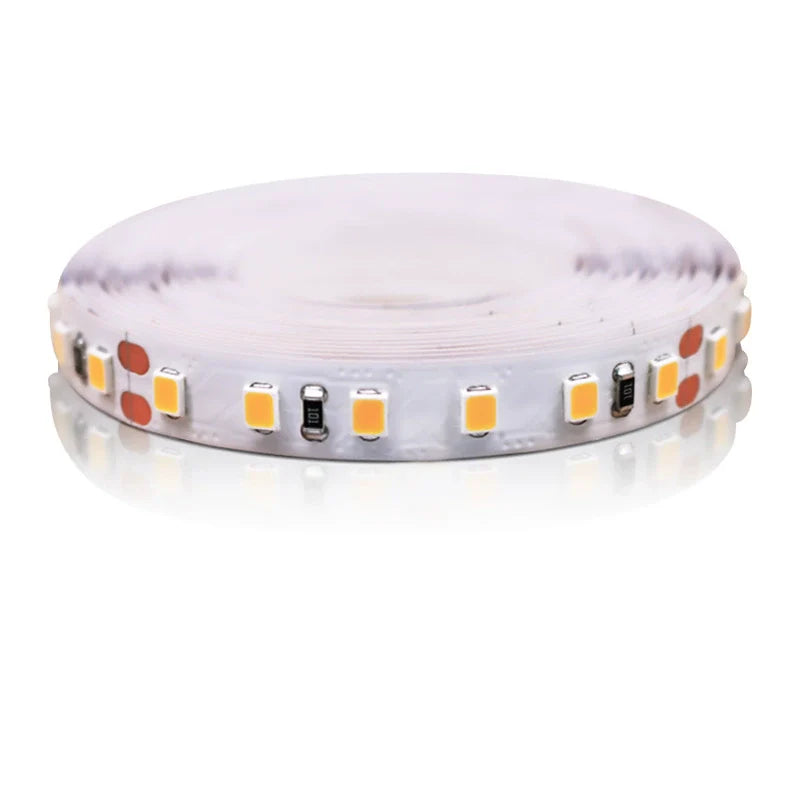 DC24V SMD2835 Full Spectrum LED Strip Light – CRI 97+ | 300 LEDs (60 LEDs/M) | 2700K / 3000K / 4000K / 5500K / 6500K | 10W/M | 8mm PCB | CRI 97+ | IP00 / IP67 | Under Cabinet, Mirror & Bedroom Accent Lighting | 50/500M