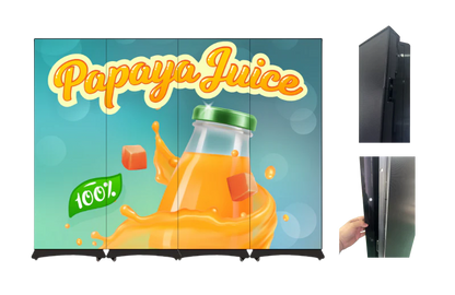 LEP-GOB Series LED Digital Signage Poster | 2560×1920mm (8.4FT × 6.3FT) | P1.53 / P1.86 / P2.5 | GOB Shielded Surface | Ready-to-Use LED Wall for Church & Stage