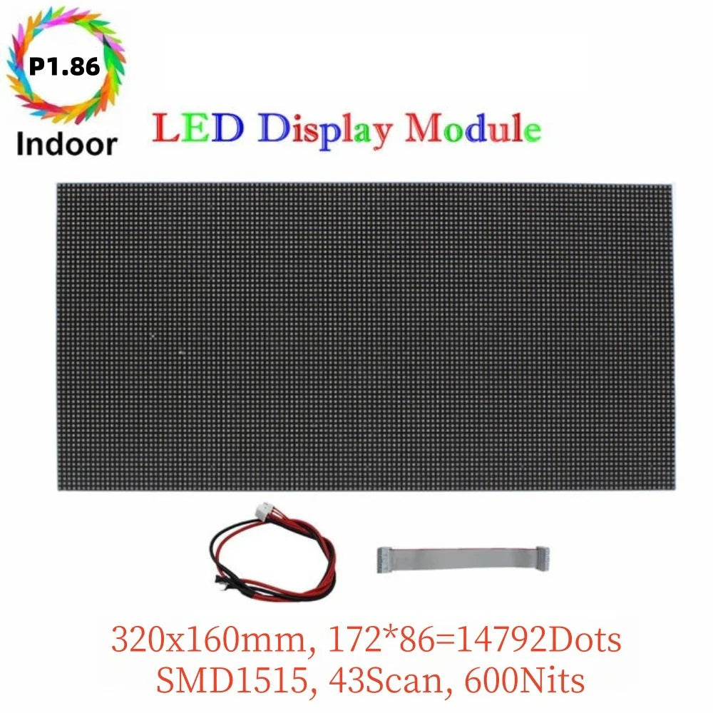 ID-S Series – Indoor LED Display Modules | 320×160mm Panels | P4 / P3.076 / P2.5 / P2.0 / P1.86 / P1.53 / P1.25 | Full-Color RGB Tiles | 600nits | High-Resolution Fine-Pitch LED Panels