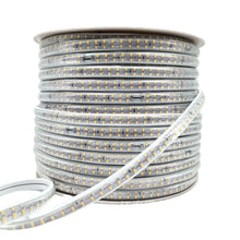 SMD2835 Dual Row High Voltage LED Neon Strip Light – 8x18mm | 9W/M | 180 LEDs/M | 3000K / 4000K / 6000K / Red / Green / Blue / Pink / Golden Yellow | IP68 Waterproof Flexible Rope Light for Indoor & Outdoor Decor | with Power Plug | 50/100M