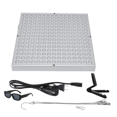 20W Floor Standing Infrared Therapy Lamp – Red Light 655–665nm & IR 850–860nm | Dimmable & Timer | AC100–240V | Aluminum Alloy + PC Cover | Includes Floor Stand | for Skin Rejuvenation, Muscle & Joint Pain Relief | US / EU Plug