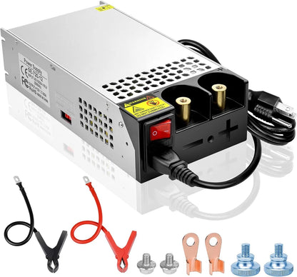Upgrade 12V DC Industrial Switching Power Supplies 360W–720W (30A–60A), AC 110/240V Input Converter & Transformer, Cooling Fan Design, LED Driver Adapter for Strip Lights, 3D Printer, Radio — US/UK/EU Plug Options, CE/FCC/RoHS Certified