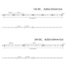SMD2835 4MM Wide Rigid LED Strip Light, DC12V / 24V 12W/M 120 LEDs/M 4mm PCB 1Meter Length, Warm White / Natural White / Daylight White / Cool White / Blue / Red / Green High Brightness Indoor Lighting, 50PCS / 500PCS