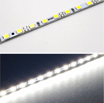 SMD2835 4MM Wide Rigid LED Strip Light, DC12V / 24V 12W/M 120 LEDs/M 4mm PCB 1Meter Length, Warm White / Natural White / Daylight White / Cool White / Blue / Red / Green High Brightness Indoor Lighting, 50PCS / 500PCS