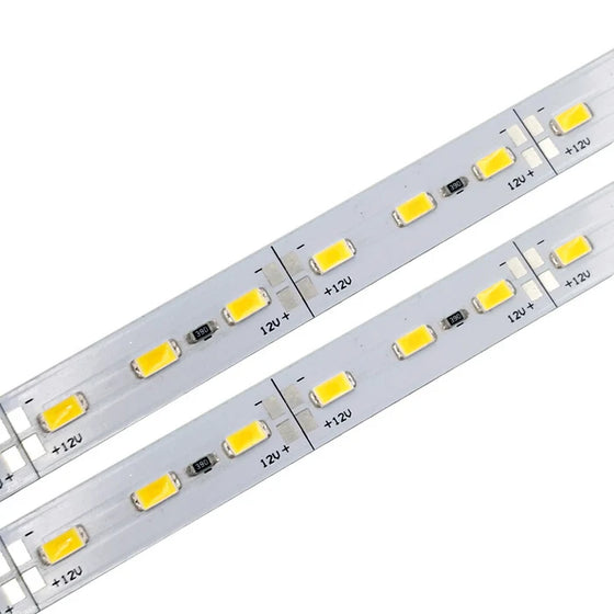 SMD5630 Rigid LED Strip Light, DC12V / 24V 18W/M 72 LEDs/M 12mm PCB 1Meter Length, Warm White / Natural White / Daylight White / Cool White Indoor Linear Lighting Bar, 50PCS / 500PCS