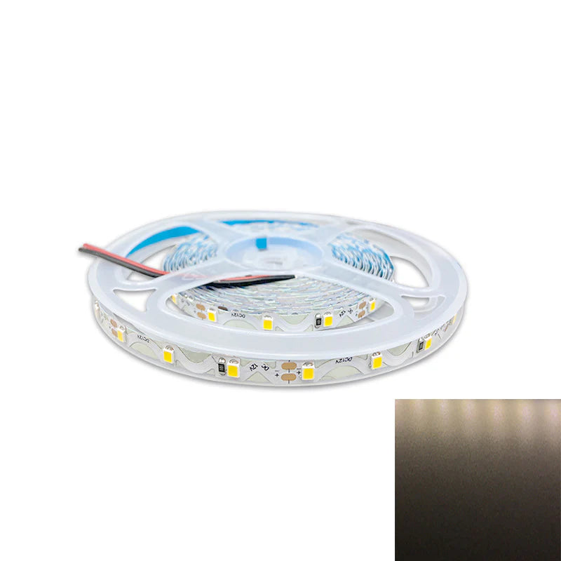 DC12V SMD2835 S-Shape LED Strip Light – 60 LEDs/m | High Brightness Low Voltage LED Tape | 6mm PCB | Non-Waterproof | Warm White / Natural White / Cool White / Red / Blue / Golden Yellow / Green / Pink | for Mirror, Kitchen Cabinet, Bedroom | 50/500M