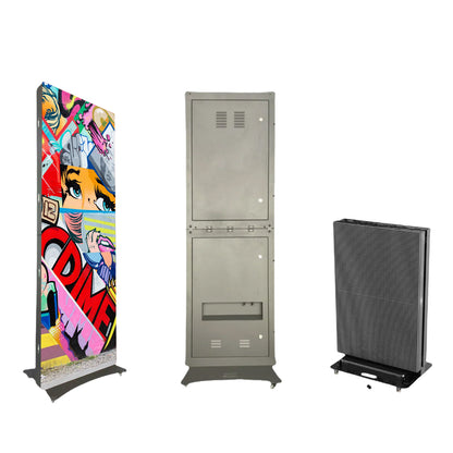 LEP-OD Series Outdoor LED Digital Signage Poster | P2.5 / P3.076 / P4 | Weatherproof Freestanding Kiosk Display
