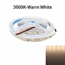 DC24V SMD2835 Single Color LED Strip Light, 0.2W per LED 60 LEDs/m High Brightness 8mm PCB Warm White / Natural White / Cool White / Blue IP00 / IP67 for Mirror, Kitchen Cabinet, Bedroom, 50/500M