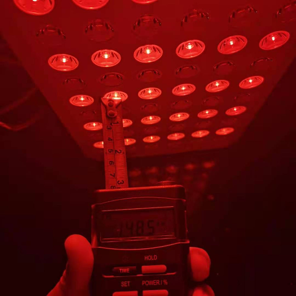 ALL-PRO Series Large Panel Infrared Therapy Lamp – 140W / 260W / 420W | Dual Chip Red Light & Infrared | Touch Control with Timer & Pulse Dimming | 30° Lens | AC85–265V | Included Hanging Rope, Protective Goggles | for Skin | US / EU / UK / AU Plug