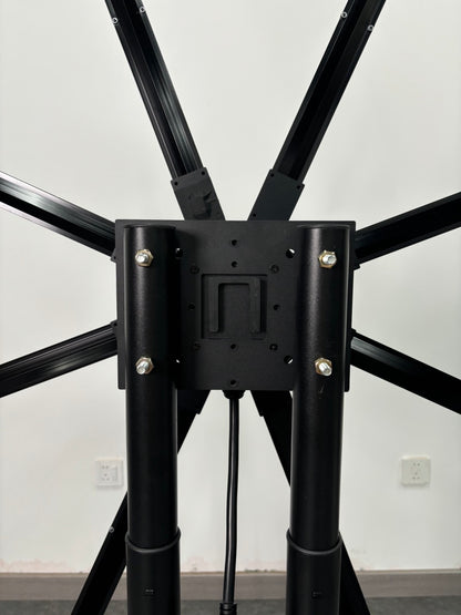 FL Series 130cm to 196cm (51.2–77.2 inch) | 3D Hologram LED Display | Large Size | Cloud Control (AS) | Large Hologram Fan | Fan Only / Dual-Pole Mobile Stand | 8 Blades