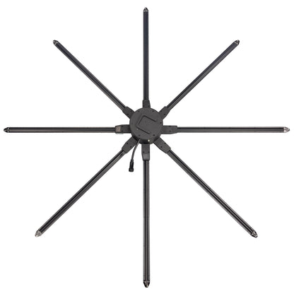 FL Series 150cm to 180cm (59.1–70.9 inch) | 3D Hologram LED Display | Large Size | Synchronous Control | Commercial Hologram Display | Fan Only / Fan with Dual-Pole Mobile Stand | 8 Blades | Power Adapter Included