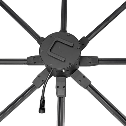 FL Series 150cm to 180cm (59.1–70.9 inch) | 3D Hologram LED Display | Large Size | Synchronous Control | Commercial Hologram Display | Fan Only / Fan with Dual-Pole Mobile Stand | 8 Blades | Power Adapter Included