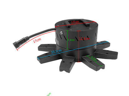 FL Series 150cm to 180cm (59.1–70.9 inch) | 3D Hologram LED Display | Large Size | Synchronous Control | Commercial Hologram Display | Fan Only / Fan with Dual-Pole Mobile Stand | 8 Blades | Power Adapter Included