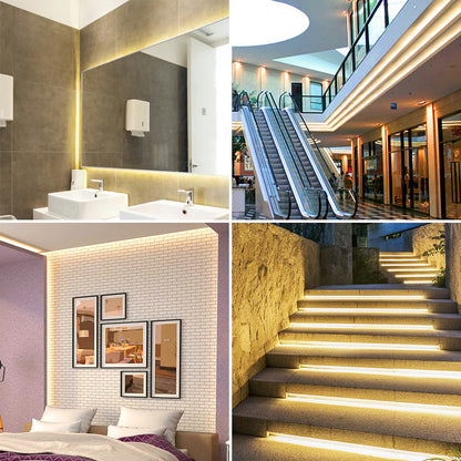 Full Spectrum LED Strip Light | CRI 97+ | SMD2835, 600 LEDs (60 LEDs/M) | 24V DC, 16W/M | 5M (16.4FT) Roll | 8mm White PCB | | IP00 / IP67 Options | Flexible Tape Light