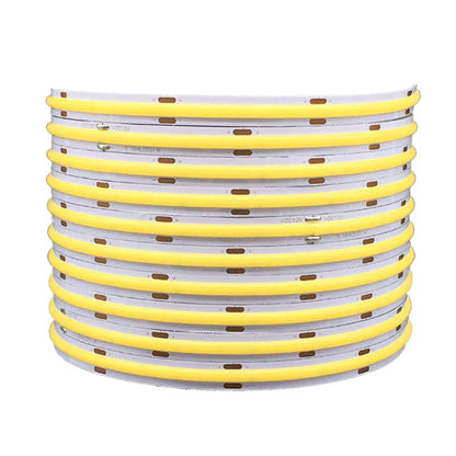 8MM Wide COB Flexible LED Strip Light - 12V / 24V | 8mm PCB | 320 / 480 / 512 LEDs/M | CRI 80+ | Dot-Free Continuous Lighting | Non-Waterproof | 3000K / 4000K / 6500K / Red / Blue / Green / Pink / Yellow | for Cabinets,Kitchen Office Lighting | 50/500M