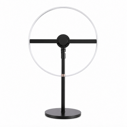 FL Series 11cm to 42cm (4.3–16.5 inch) | 3D Hologram LED Display | Small Size | Asynchronous Control | Retail Hologram Display | Desktop Stand with Transparent Protective Cover | 2 Blades