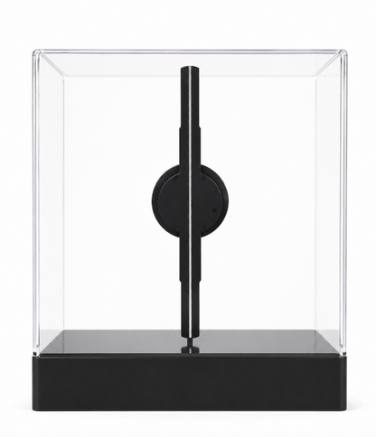 FL Series 18cm to 42cm (7.1–16.5 inch) | 3D Hologram LED Display | Small Size | Asynchronous Control | 3D LED Display Fan | Transparent Square Protective Housing | 2 Blades