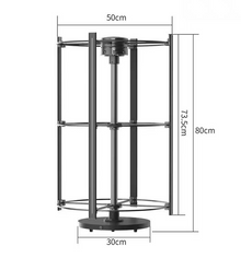 CYL Series 50cm (19.7 inch) | 3D Hologram LED Display | Medium Size | Cylinder Fan Cloud Control (AS) | Commercial Hologram Display | Transparent Cylindrical Protective Cover with Mobile Base | 4 Blades | Mobile Base Included & Power Adapter Included