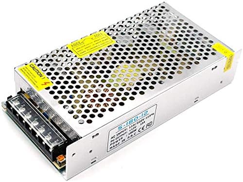DC 12V/24V 60W–240W Industrial Switching Power Supplies, AC 110/220V Input, Constant Voltage LED Driver Transformer, Metal Case with Screw Terminals, CE/FCC/RoHS Certified