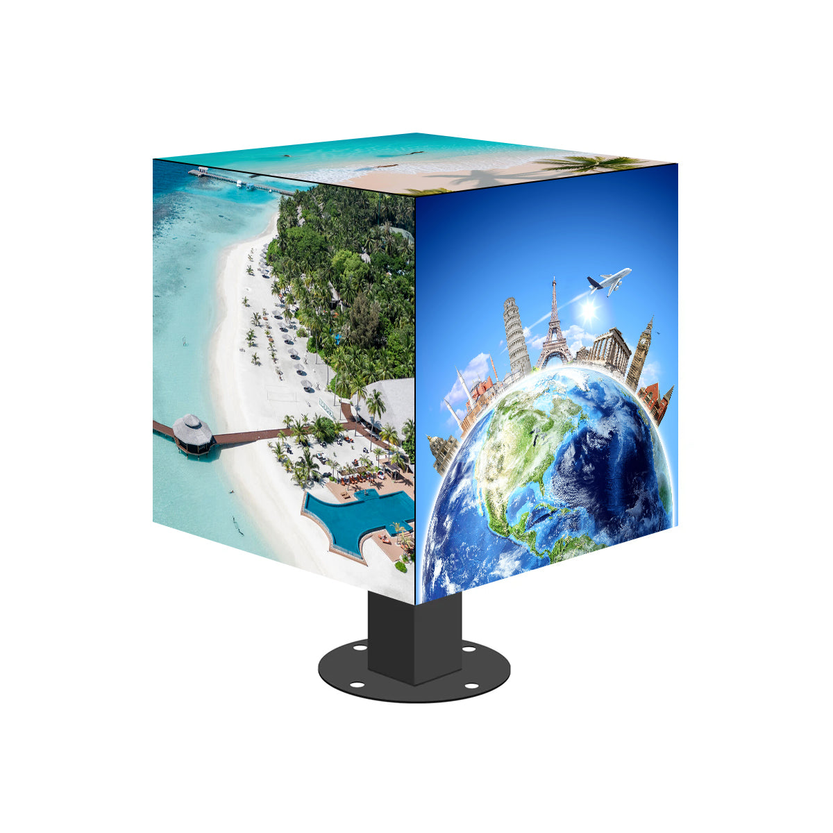 MGC-l Series P1.8 Indoor 5-Face Magic Cubic LED Display (320×320mm per ...
