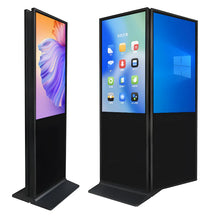 43‘’ Dual-Sided Indoor Floor-Standing LCD Advertising Display with Wheel Stand | Android RK3568 2GB+32GB | No Touch | CMS Preinstalled