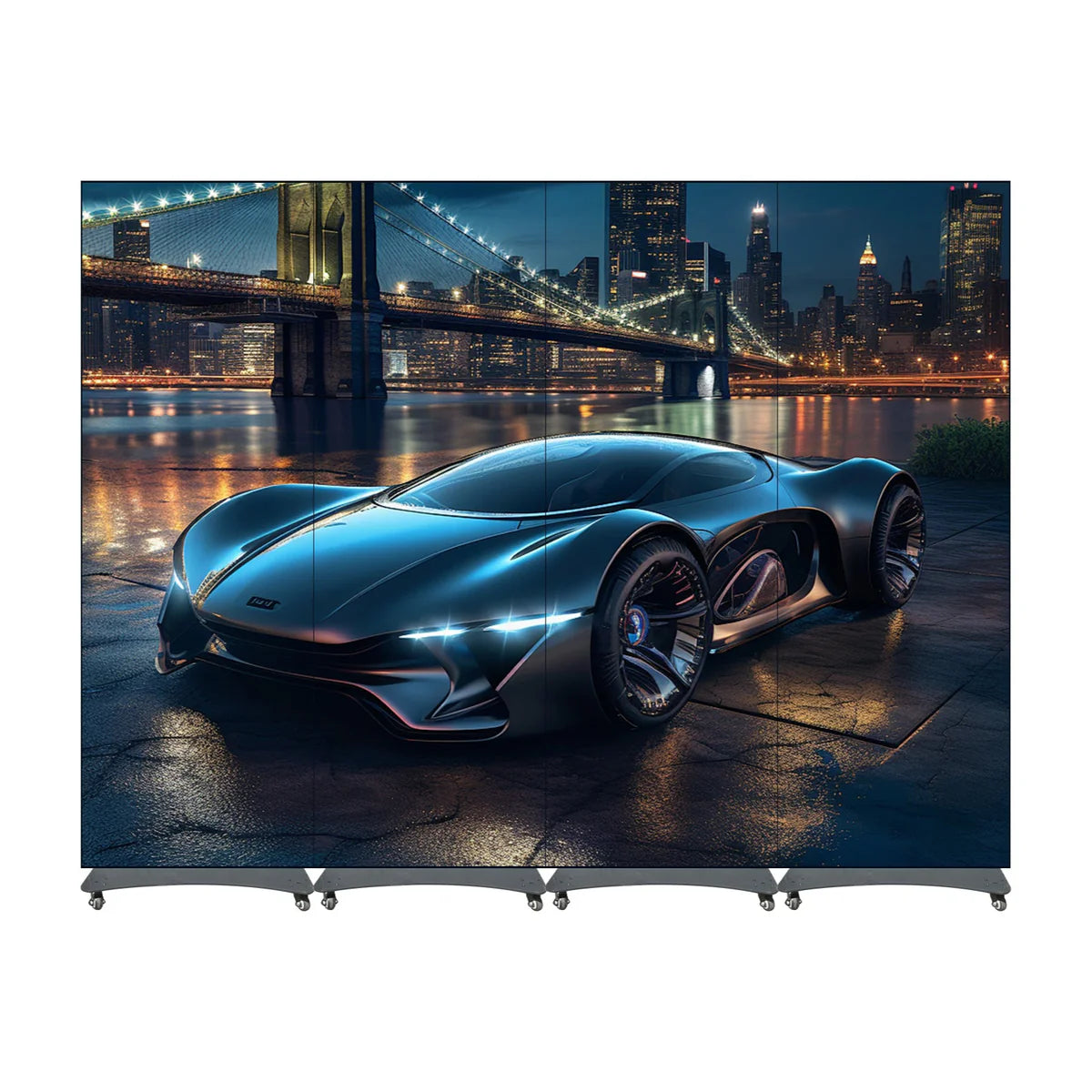 LEP-GOB Series LED Digital Signage Poster | 2560×1920mm (8.4FT × 6.3FT) | P1.53 / P1.86 / P2.5 | GOB Shielded Surface | Ready-to-Use LED Wall for Church & Stage