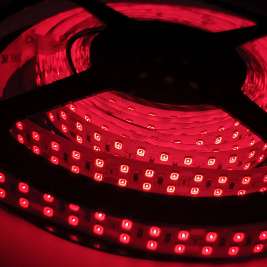 730–735nm 50cm 10/100 /1000 Pack, IP65 Waterproof DC12V Red & Infrared Rigid LED Strip, SMD2835/36 LEDs, SMD5050/30 LEDs,  Photoperiod Lighting & Bloom Enhancement Use