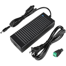 AC 100–240V Input LED Power Adapter Switching Transformer 60W–120W DC 24V with US Plug for LED Strip Lights, 3D Printers, CNC Equipment, CCTV Systems and Industrial Control Devices, 1-Pack/10-Pack