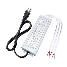 300W Outdoor Waterproof Power Supplies, 12V Output, 90-265V Input, Triple Output, Aluminum Housing, Outdoor Lighting Projects, CE/RoHS/FCC Certified, US/UK/EU Plug, 1-Pack / 10-Pack