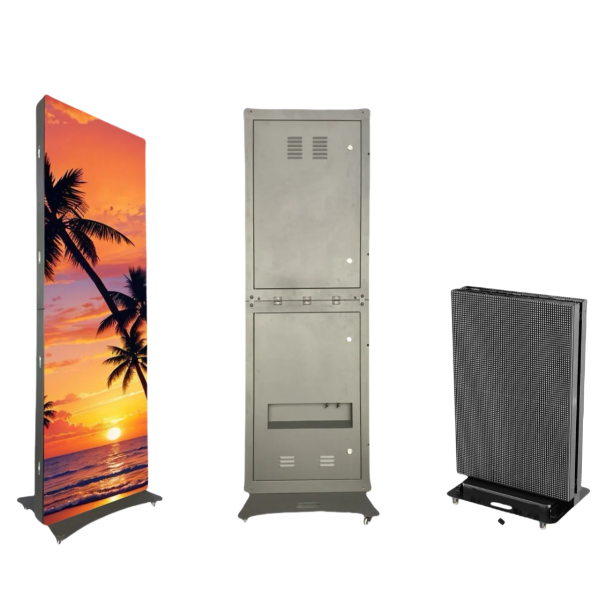 LEP-OD Series Outdoor LED Digital Signage Poster | P2.5 / P3.076 / P4 | Weatherproof Freestanding Kiosk Display